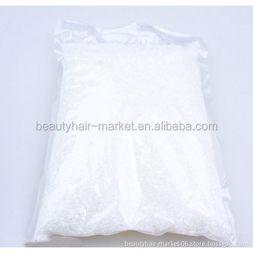 transparent Italy keratin grain keratin glue keratin pellet granule beads for Pre-bonded hair extensions